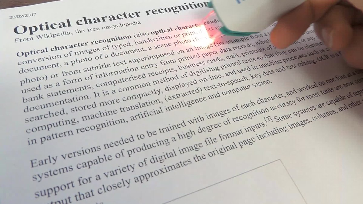 ocr scanning