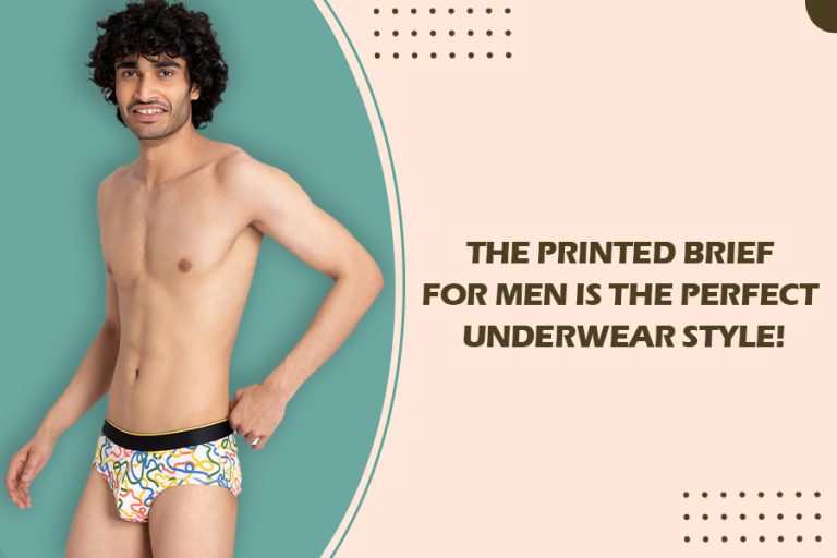 The printed brief for men is the perfect underwear style!